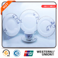 20PCS Handpainting Set de cena de cerámica con la taza de café de la taza de la placa